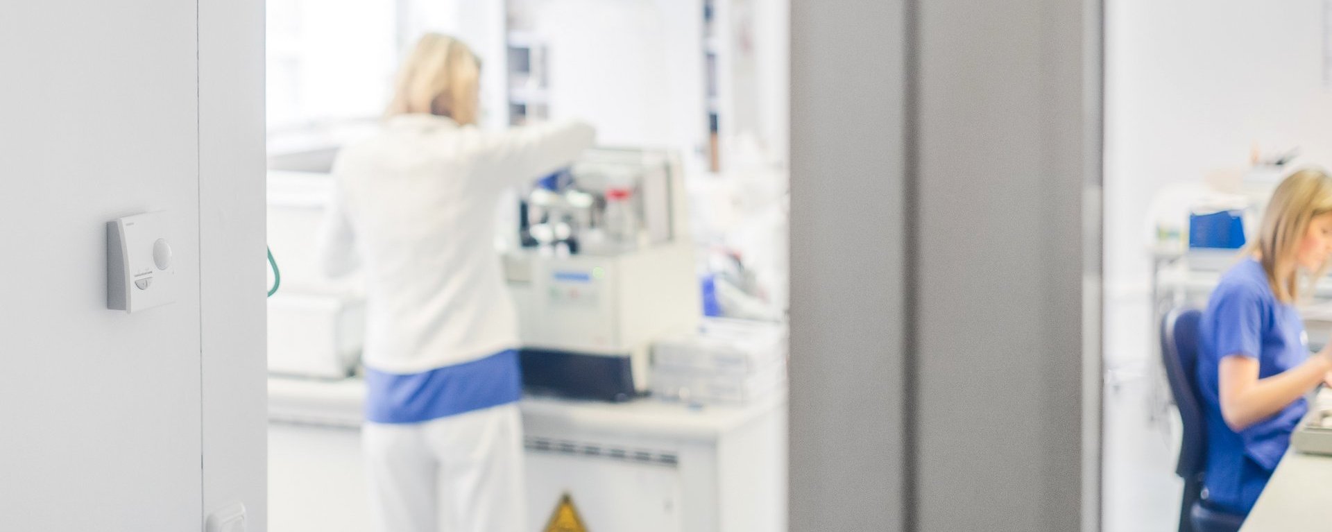 Blick in einer Zimmer der Pathologie